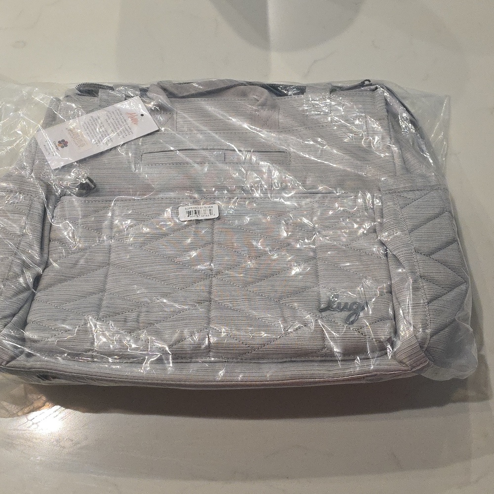 Lug Soprano In Brushed Sliver Nwt Still In Plastic